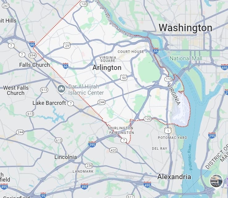 We're currently only active in the regions of Arlington, Washington, D.C., and Alexandria.